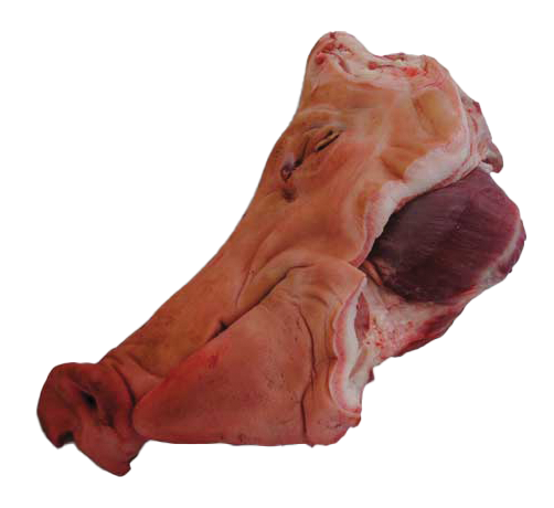 Demi-tete porc avec joves